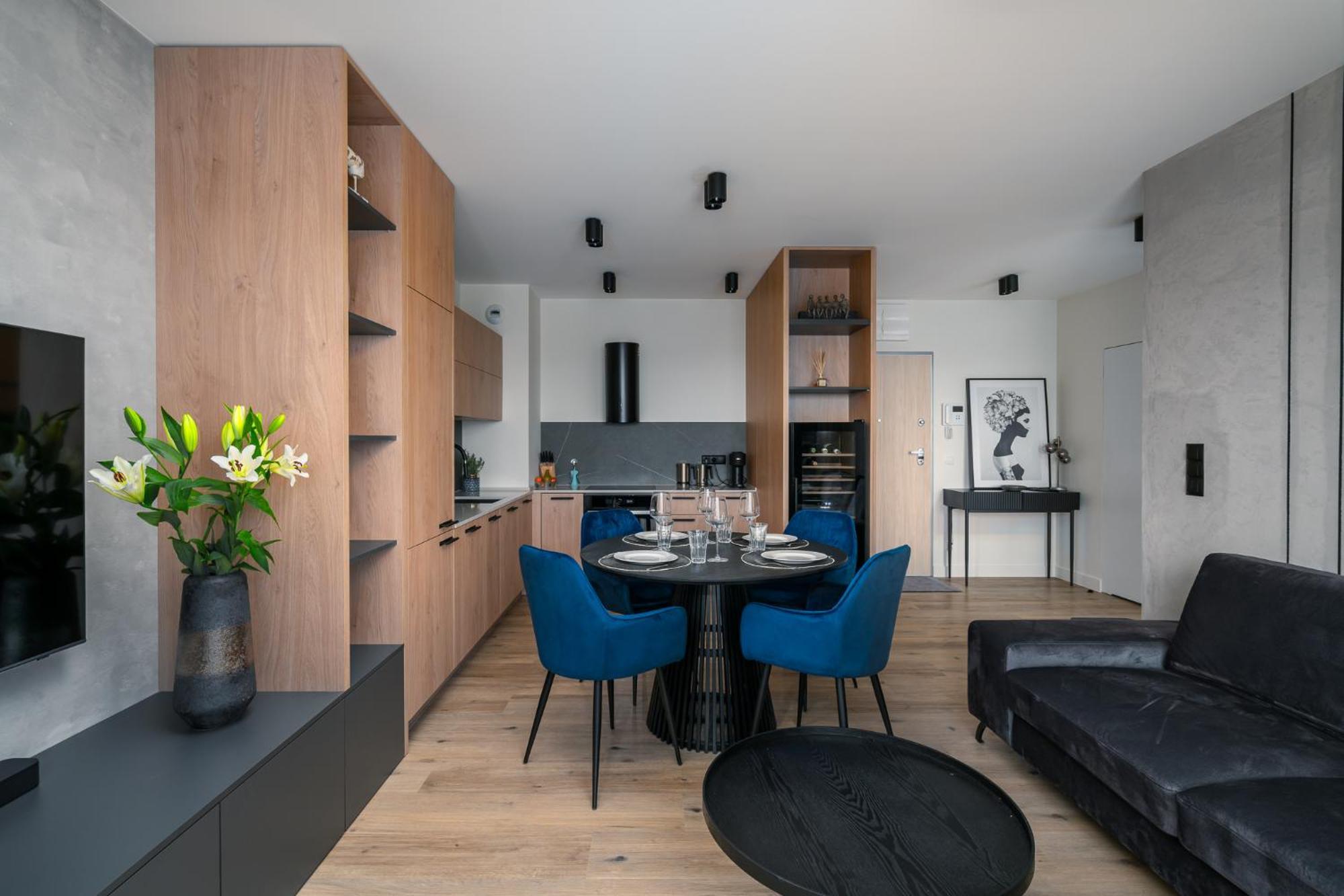 View Apartment, Free Underground Parking, Square 6 Min Apartment Breslau
